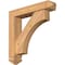 Ekena Millwork Westlake Arts and Crafts Smooth Bracket w/ Offset Brace, Western Red Cedar, 5 1/2"W x 26"D x 26"H BKT0604X26X26WTL03SWR - alternate 1